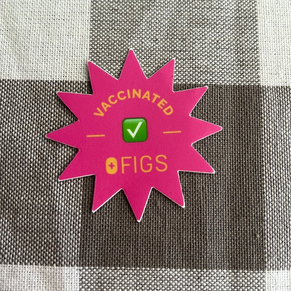 Figs - vaccinated stickers !